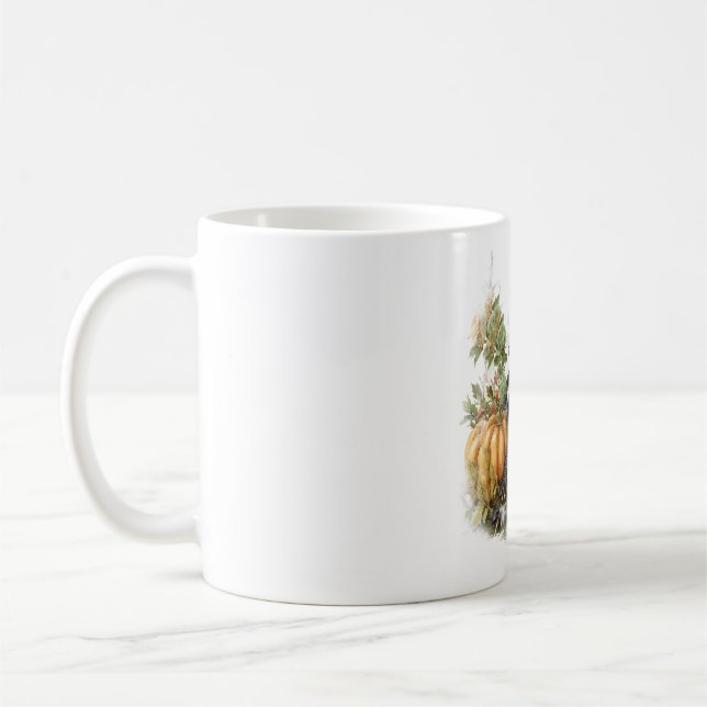 Sea Turtle Shirt Animals Autumn Pumpkin Coffee Mug (Left)