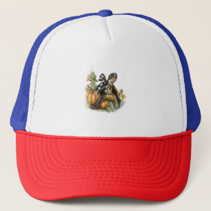 Sea Turtle Shirt Animals Autumn Pumpkin Trucker Hat