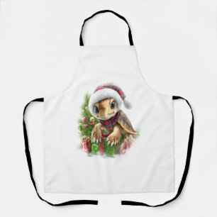 Sea Turtle Shirt Christmas Santa Hat Apron