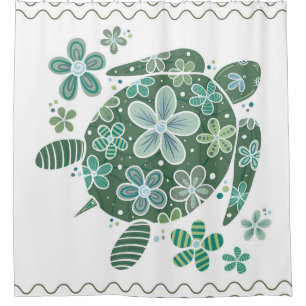 Sea Turtle Shower Curtain