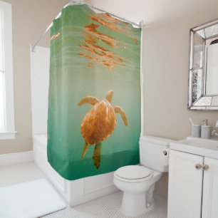 Sea Turtle Shower Curtain