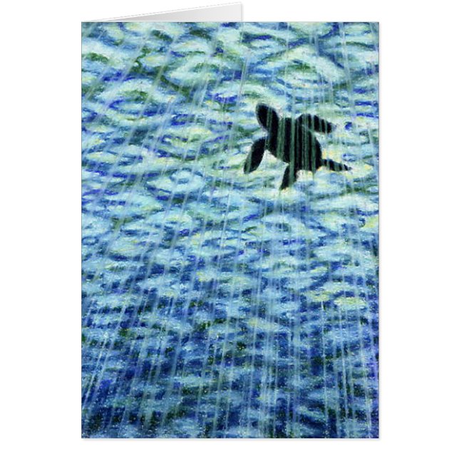 Sea Turtle Silhouette (Front)