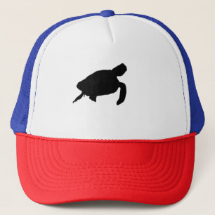 Sea Turtle Silhouette Trucker Hat