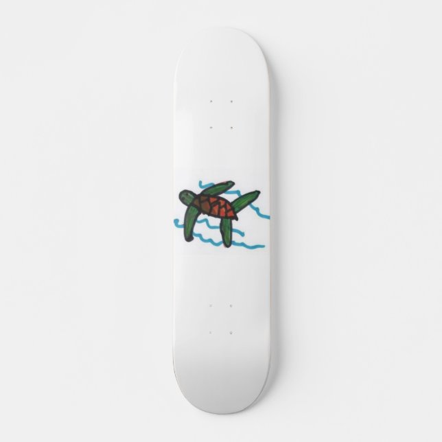 sea turtle skate bord skateboard (Front)
