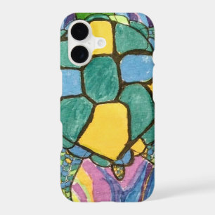 Sea Turtle Stained Glass Style — Colourful Ocean A