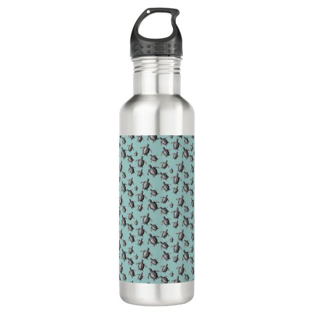  Sea turtle team 710 Ml Water Bottle (Front)