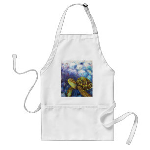 Sea Turtle, Texture Art Products Standard Apron