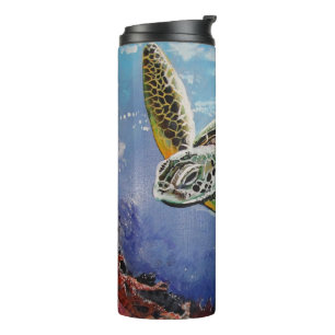 Sea Turtle Thermal Tumbler