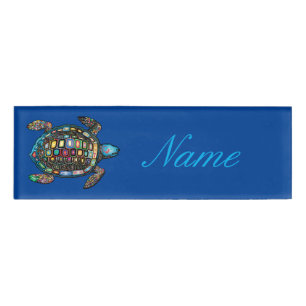 Sea Turtle Thunder_Cove Name Tag