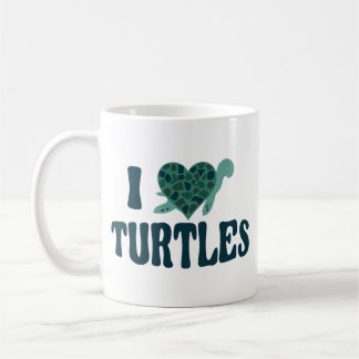 Sea Turtle Tortoise Heart I Love Copy Copy Coffee Mug