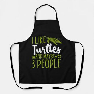 Sea Turtle Tortoise I Like Turtles Apron