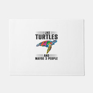 Sea Turtle Tortoise I Like Turtles Copy Copy Doormat