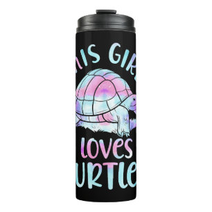 Sea Turtle Tortoise Watercolor Thermal Tumbler
