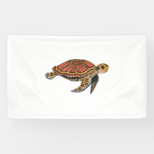 Sea Turtle Totem Animal Banner