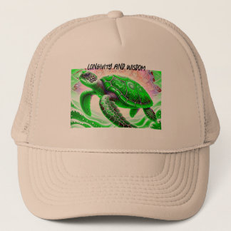Sea turtle trucker hat
