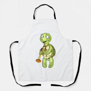 Sea Turtle Trumpet Player Kids Music Orchestra Apron