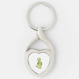 Sea Turtle Trumpet Player Kids Music Orchestra Key Ring