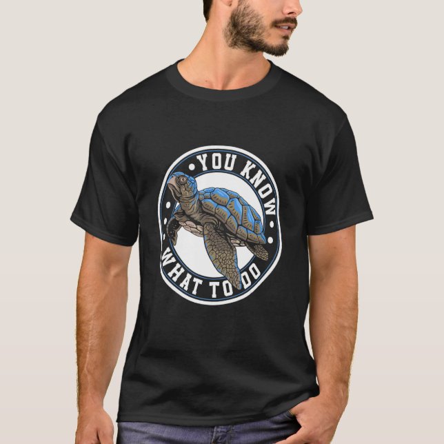 Sea Turtle Water Turtle Turtle 35 T-Shirt (Front)