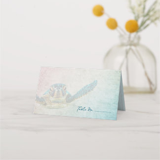 Sea Turtle Wedding Escort or Place Cards