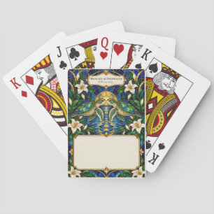 Sea Turtle Wedding Guest Book Signing Deck Playing Cards