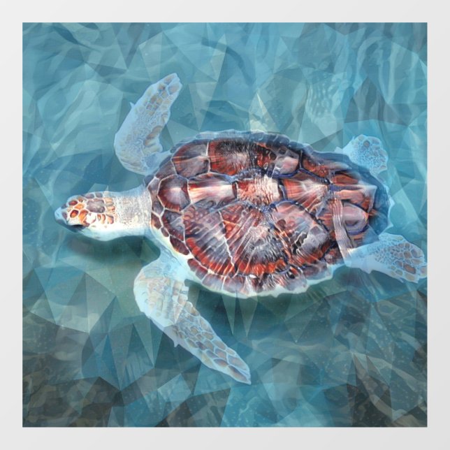 Sea Turtle Window Cling (Sheet)