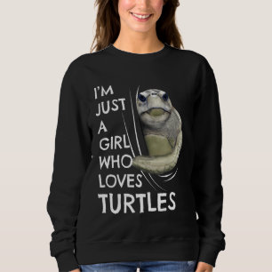 Sea Turtle Women Outfit Just A Girl Who Loves Turt Sweatshirt