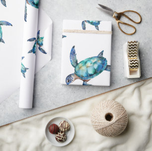 Sea Turtle Wrapping Paper
