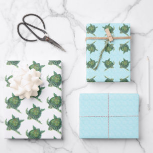 Sea Turtle Wrapping Paper