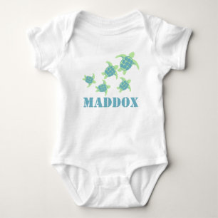 Sea Turtles Baby Bodysuit