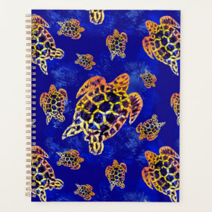 Sea Turtles Batik African Art Planner