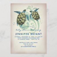 Sea Turtles Beach Baby Shower