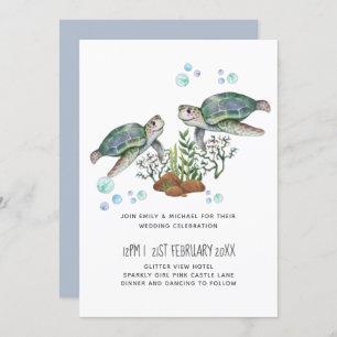 Sea Turtles Beach Wedding