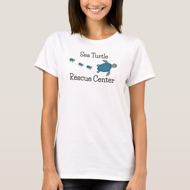 Sea Turtles Design Tee Shirt (Front)