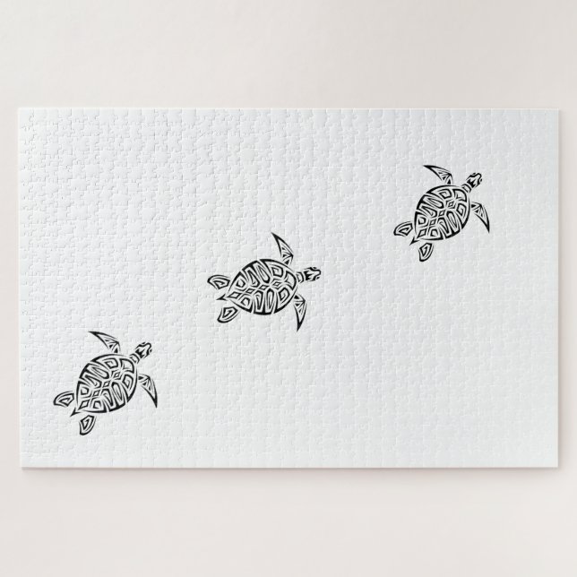 Sea Turtles Difficult Jigsaw Puzzle (Horizontal)
