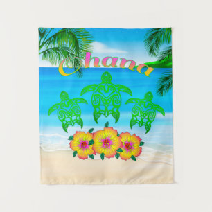 Sea Turtles Hawaiian Honu Tapestry