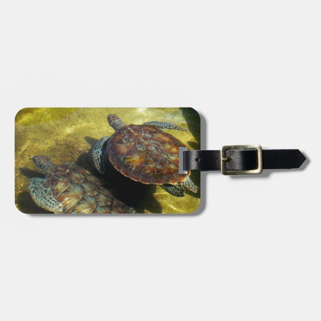 Sea Turtles Luggage Tag (Front Horizontal)