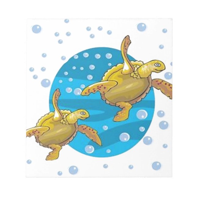 Sea Turtles Notepad (Front)