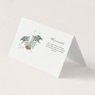 SEA TURTLES Personalised Business Card