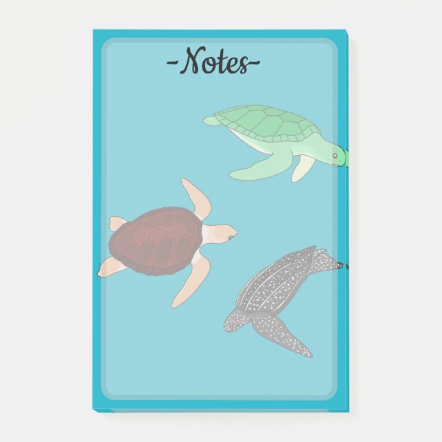 Sea Turtles Post-it Notes (Front)