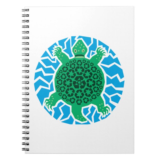 Sea Turtles, Recycling Notebook (Front)