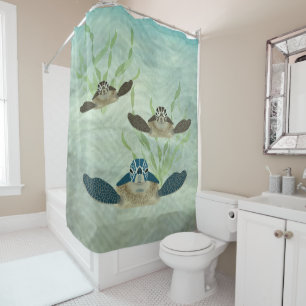 Sea Turtles Shower Curtain