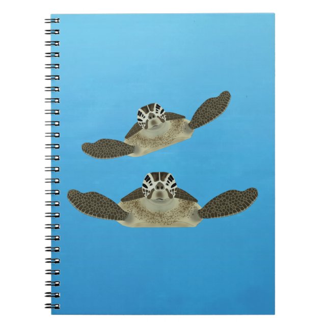 Sea Turtles Spiral Notebook (Front)