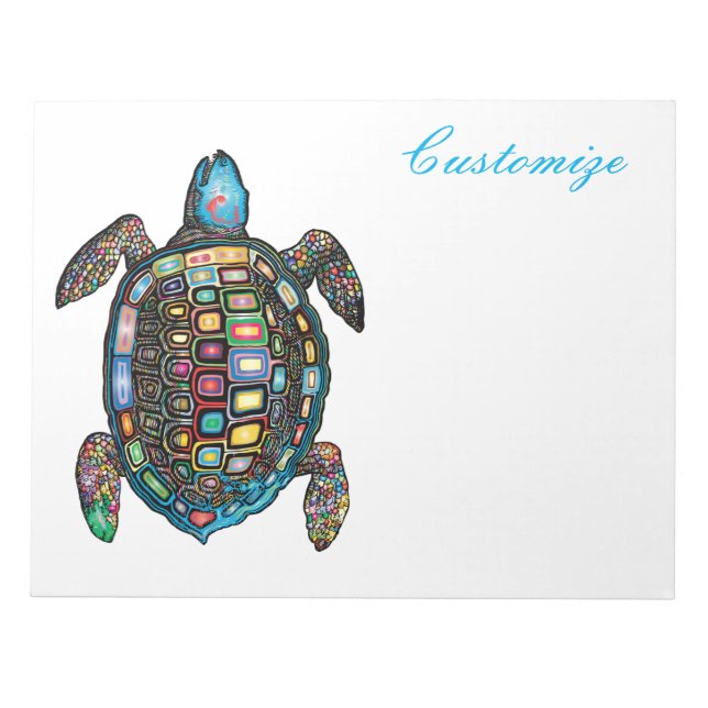 Sea Turtles Thunder_Cove Notepad (Front)