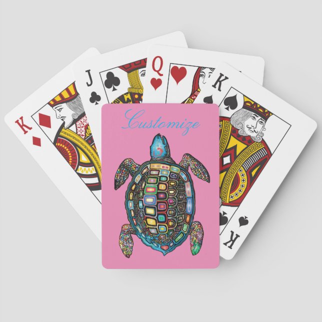 Sea Turtles Thunder_Cove Playing Cards (Back)
