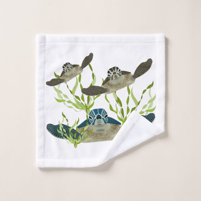 Sea Turtles Wash Cloth (Wash Cloth)
