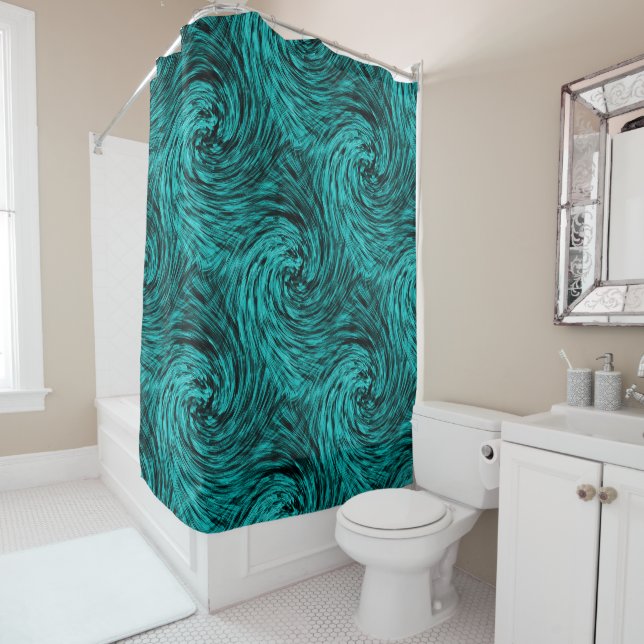 Sea Twirls........ Shower Curtain (In Situ)