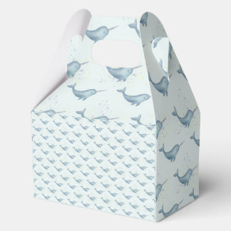Sea Unicorn Narwhal  Favour Box