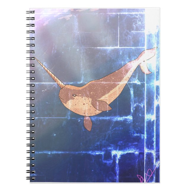 Sea unicorn  notebook (Front)