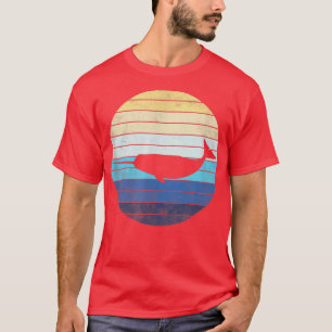 Sea Unicorn Vintage Whale Gift for Narwhal Lover O T-Shirt