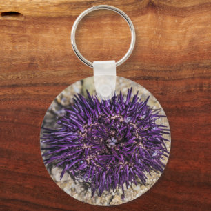 Sea Urchin Ocean Beach Holiday Summer Souvenir Key Ring